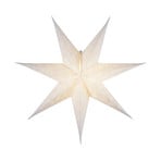 Decorus paper star without lighting white/silver