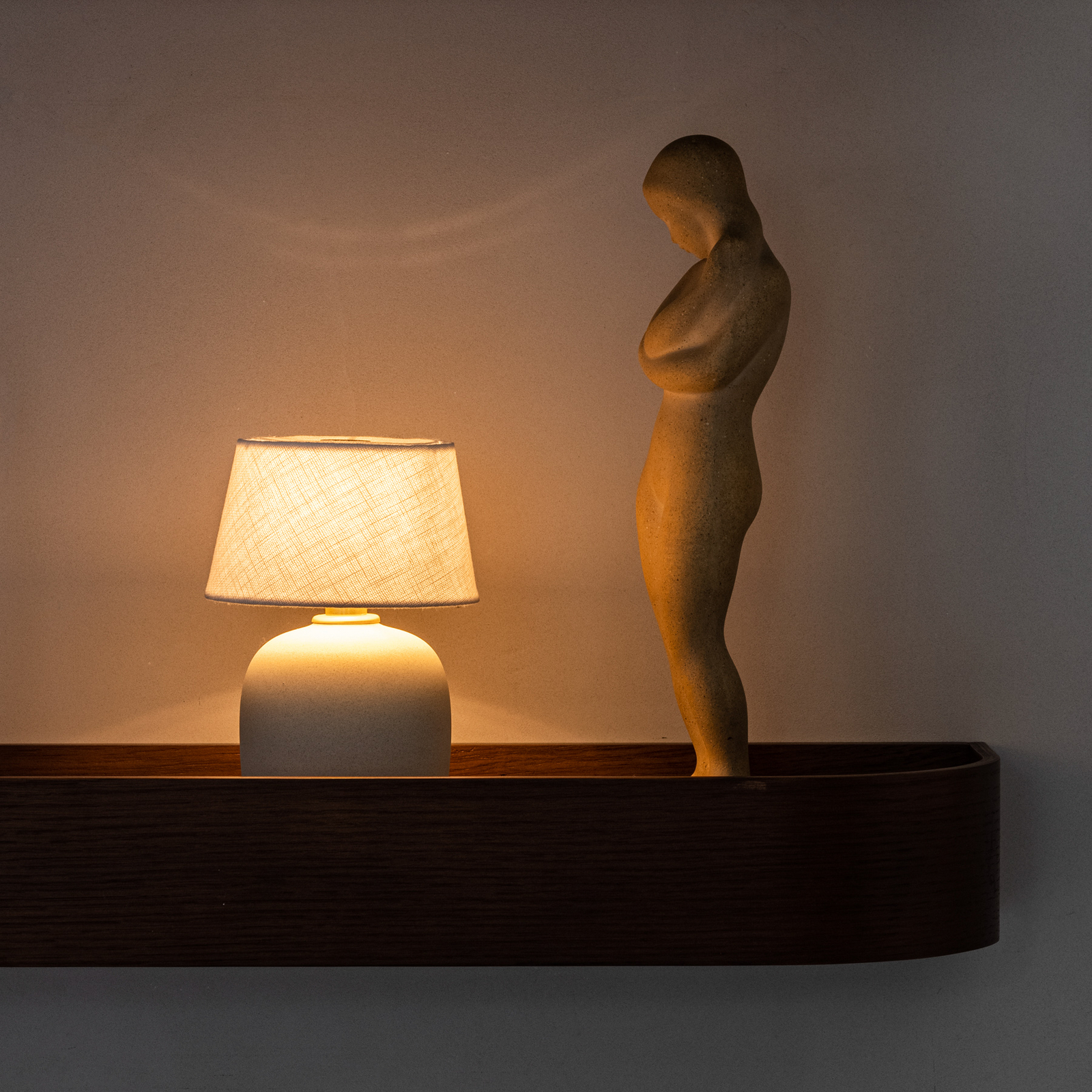 Epoch Wandregal, dunkelbraun, 150 cm, Holz - Audo