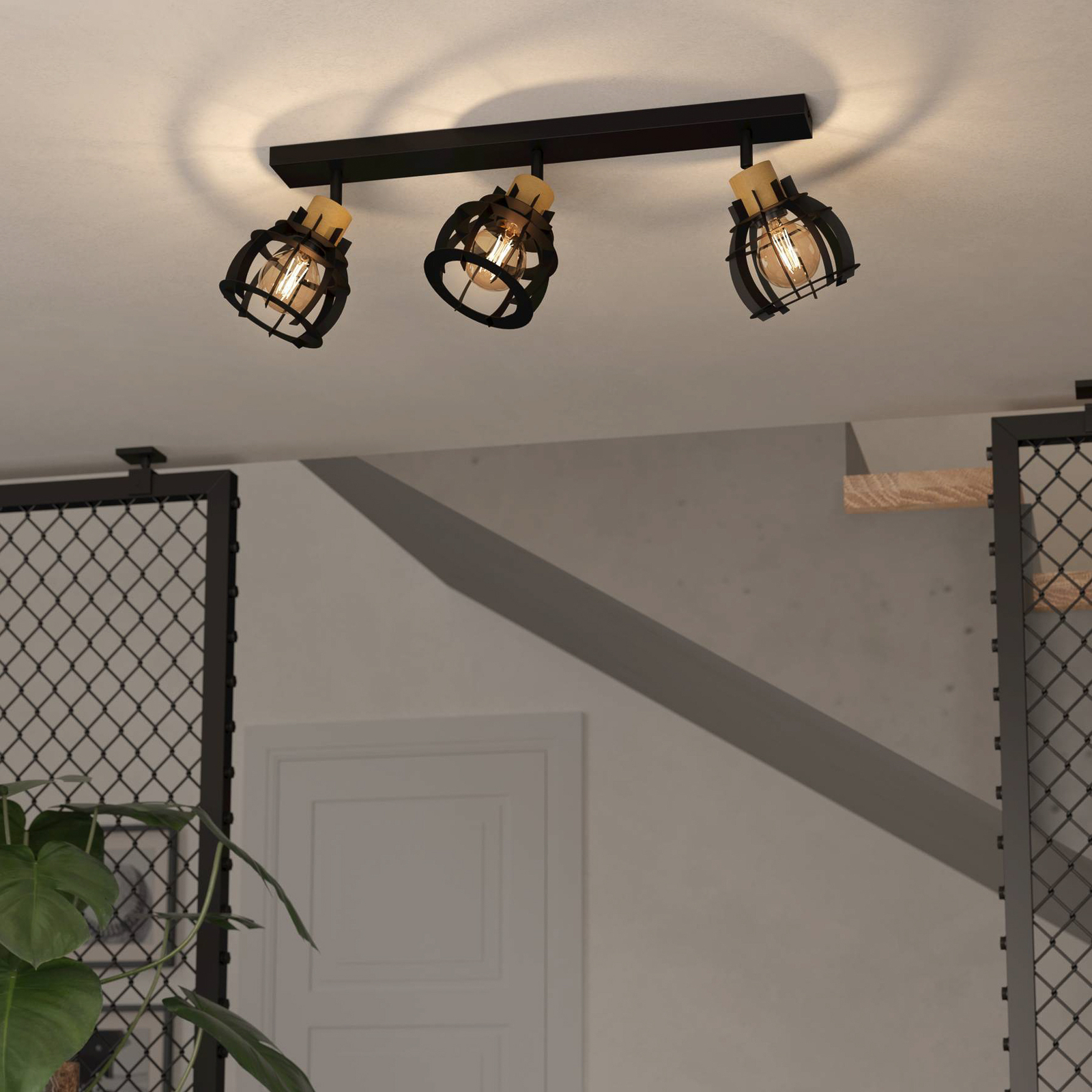Plafondlamp Stillington 1, 3-lamps