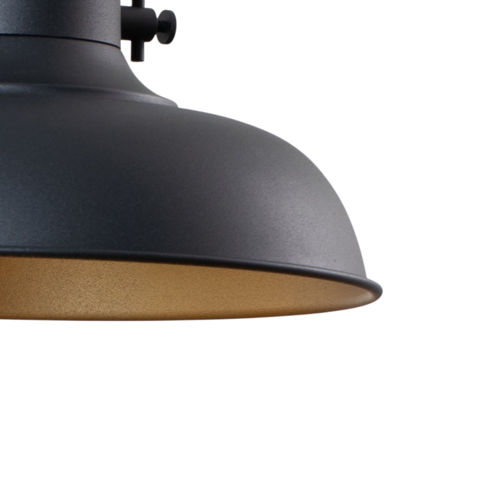 Hängeleuchte Nota, schwarz, Ø 31 cm, Metall, E27