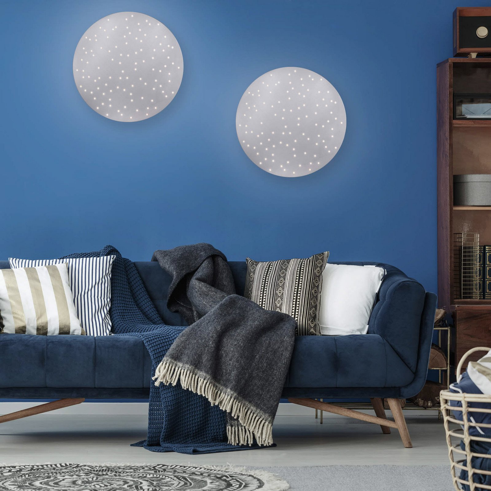 JUST LIGHT. Sparkle plafonieră LED CCT dim oțel Ø 48cm - dormitor - modern - Metal