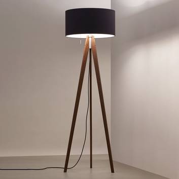 Lampadaire LED Vivaa Free Wood 930 frêne noir