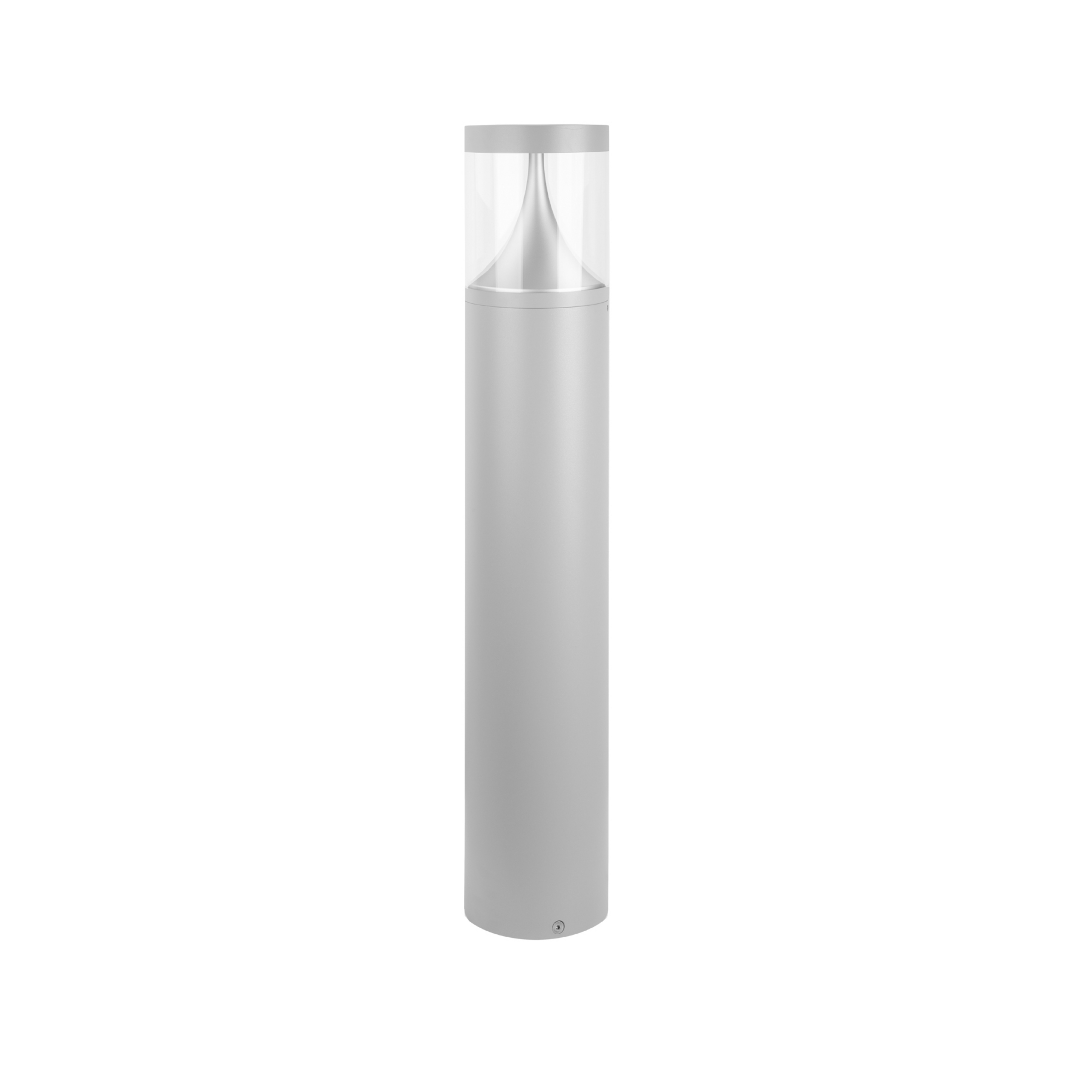 Lampione a LED Egersund 108 cm, supporto da pavimento in cemento, alluminio -