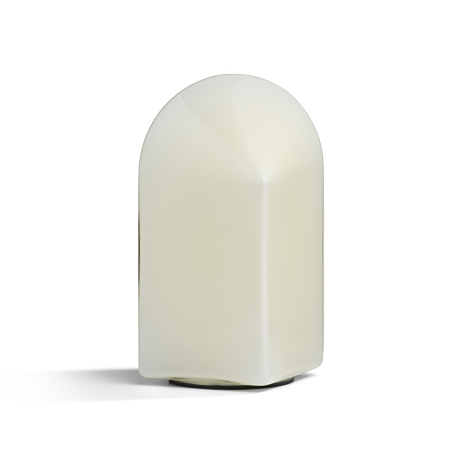 HAY Parade lampe de table LED blanc coquille Hauteur 24 cm