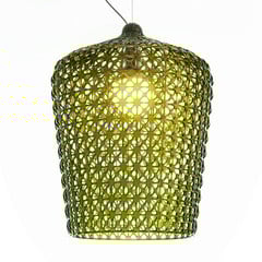 Designer pendellampe Kabuki, grøn