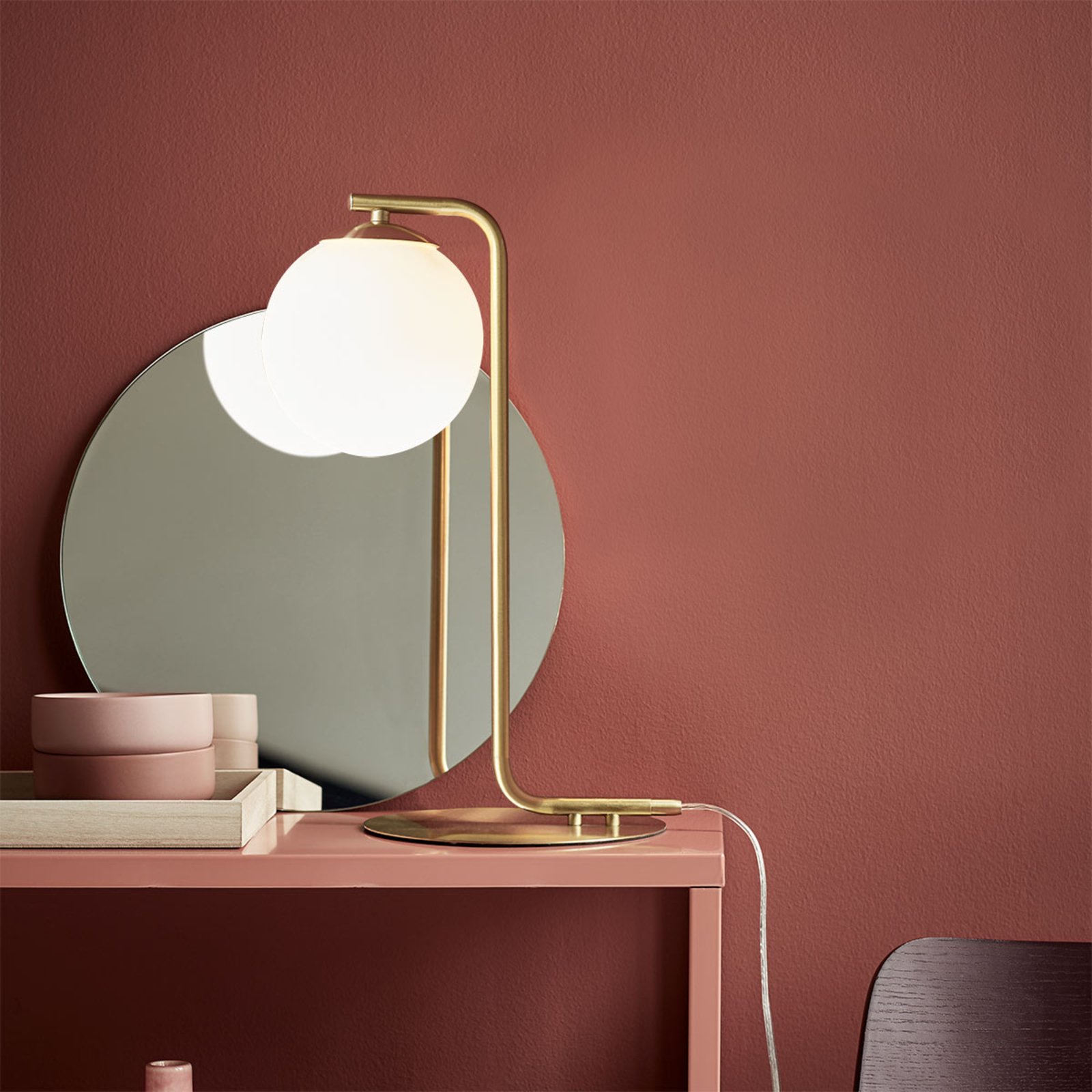 Grant Stolová Lampa Brass - Nordlux