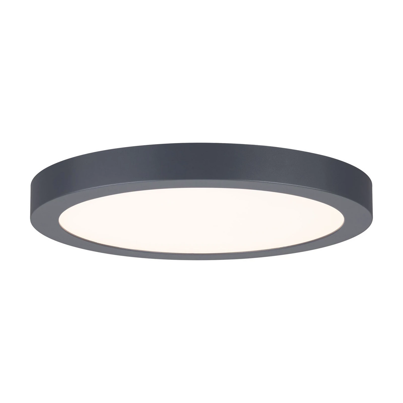 Paulmann Abia-LED-paneeli Ø30cm 2700K tummanharmaa