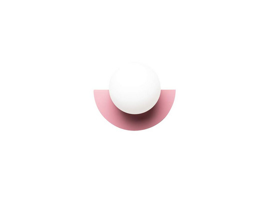 Candy Little Circle 180 S vegglampe, rosa - Swedish Ninja