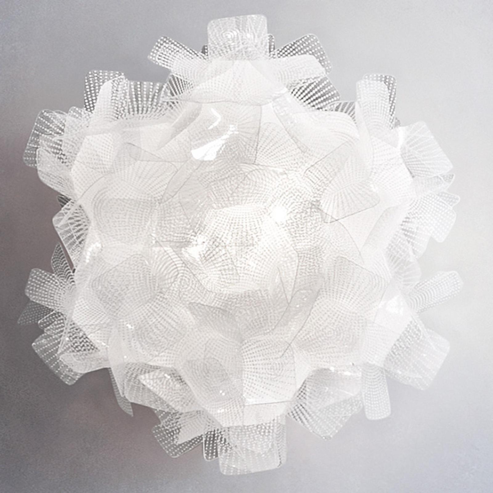 Slamp Clizia Pixel wall lamp Ø 53 cm, for Living / Dining Room, Cristalflex®, E27, 10 W, energy efficiency: A++