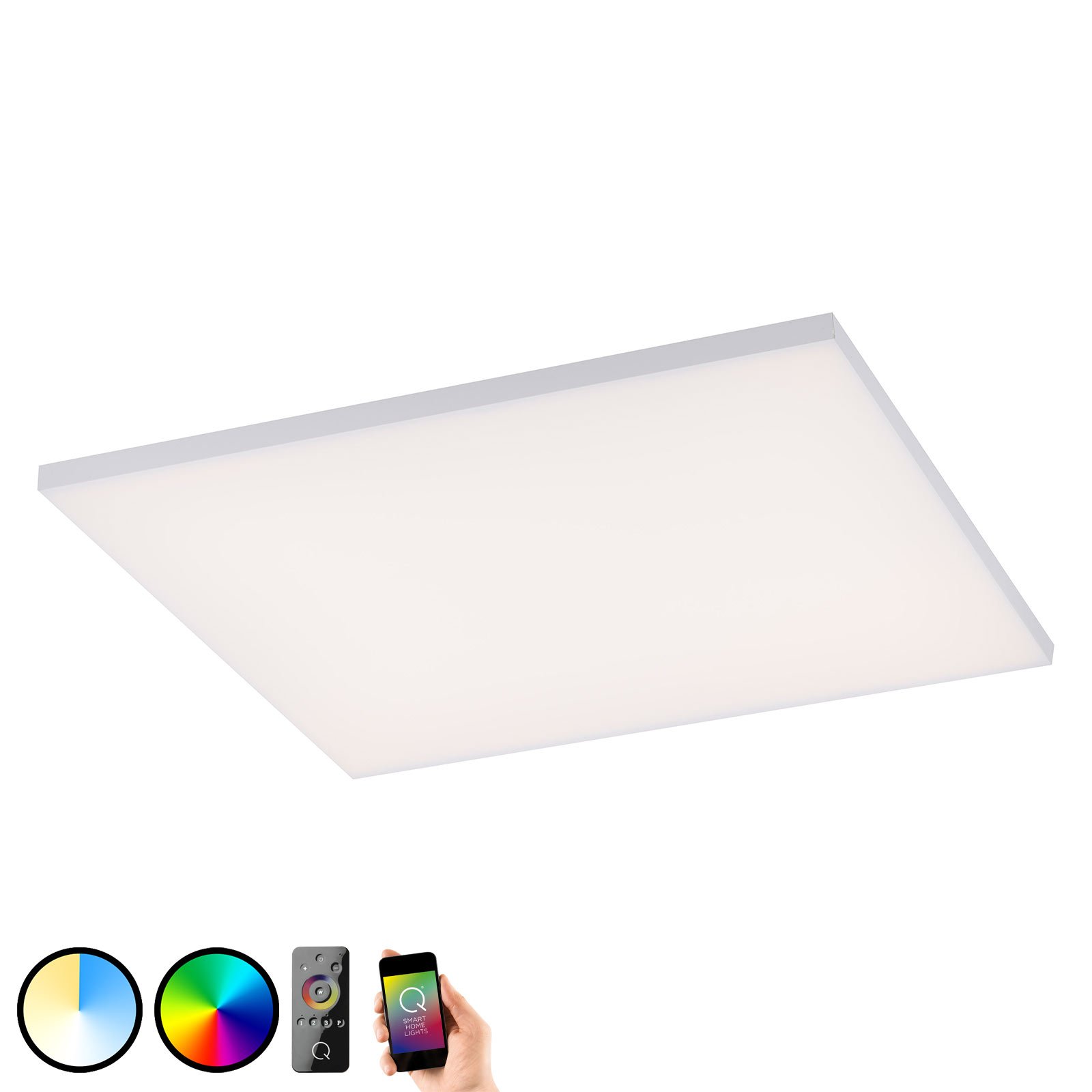 Paul Neuhaus Q-FRAMELESS ceiling lamp RGBW