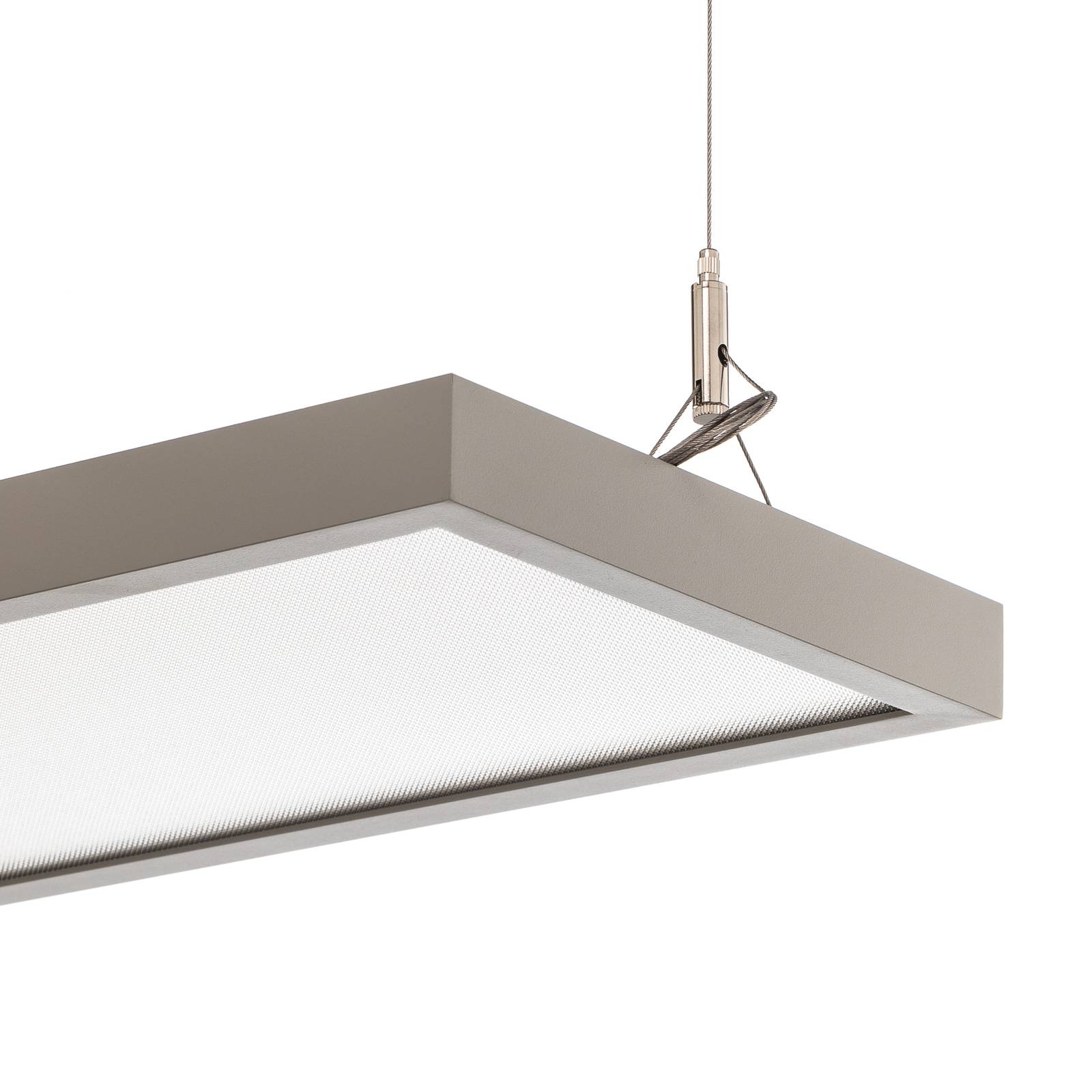 Arcchio Finix LED-hængelampe sølv 60W kan dæmpes