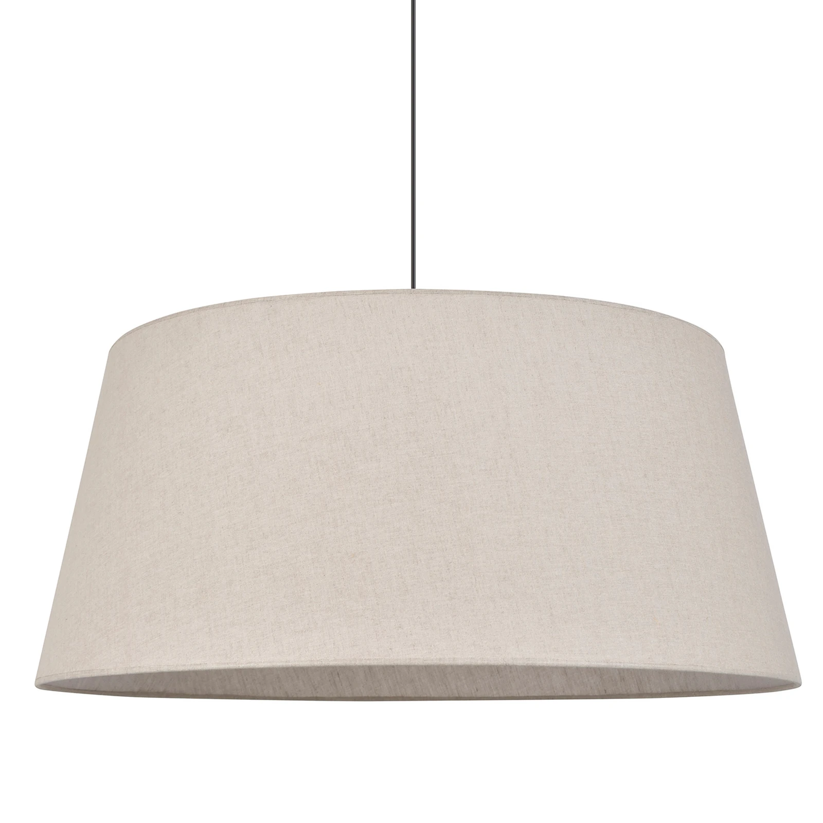 Tambour hanging light, pyla, Ø 78 cm, linen/cotton