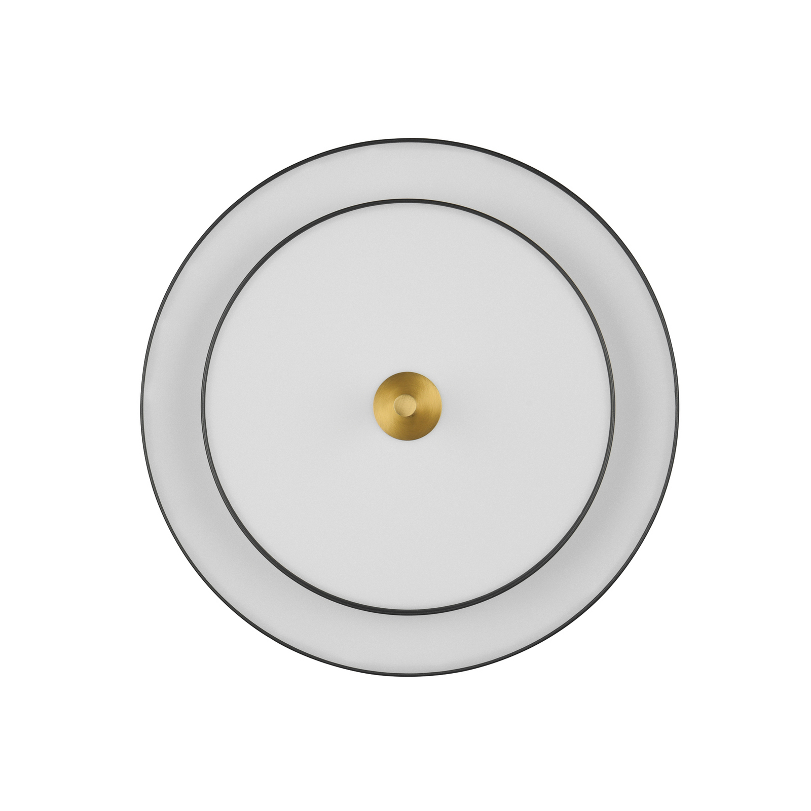 LED-taklampa Keaton, svart/guldfärgad, Ø 40 cm, CCT LED-taklampa Keaton, svart/guldfärgad, Ø 40 cm, CCT