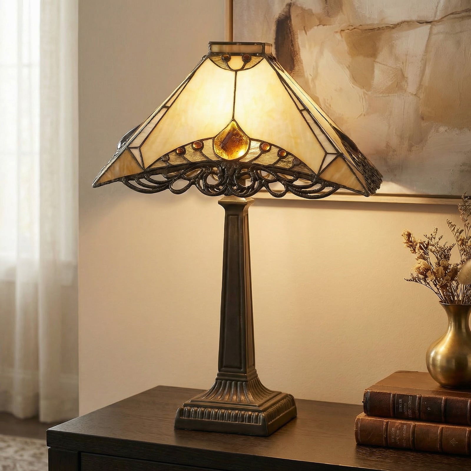 Dekorativní stolní lampa Nepomuk