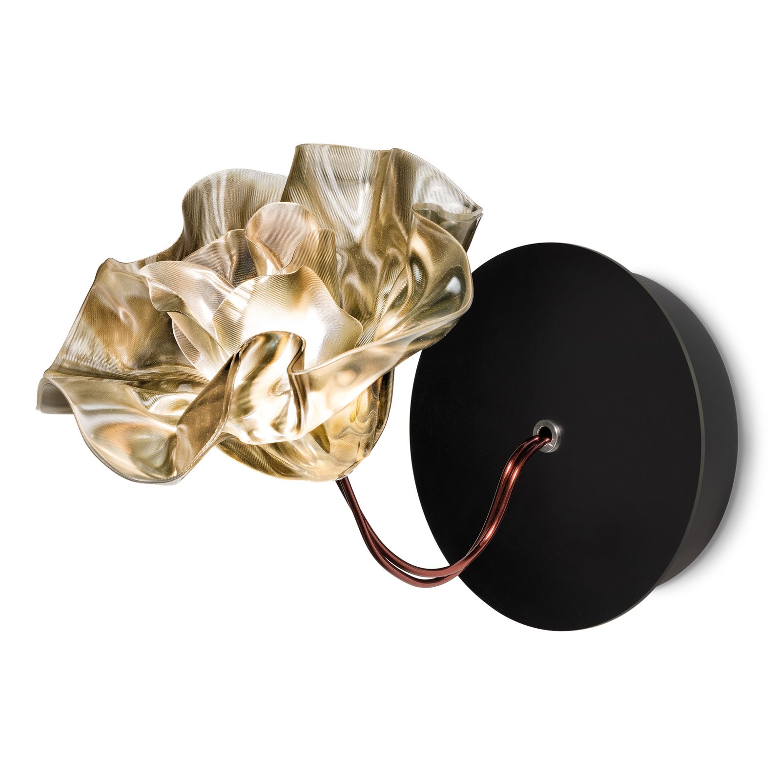 Lafleur Wandleuchte Black/Golden - Slamp