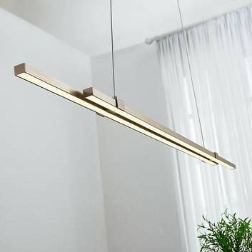 LED-pendellampe Tymon i bjælkeform, smal, udtræk