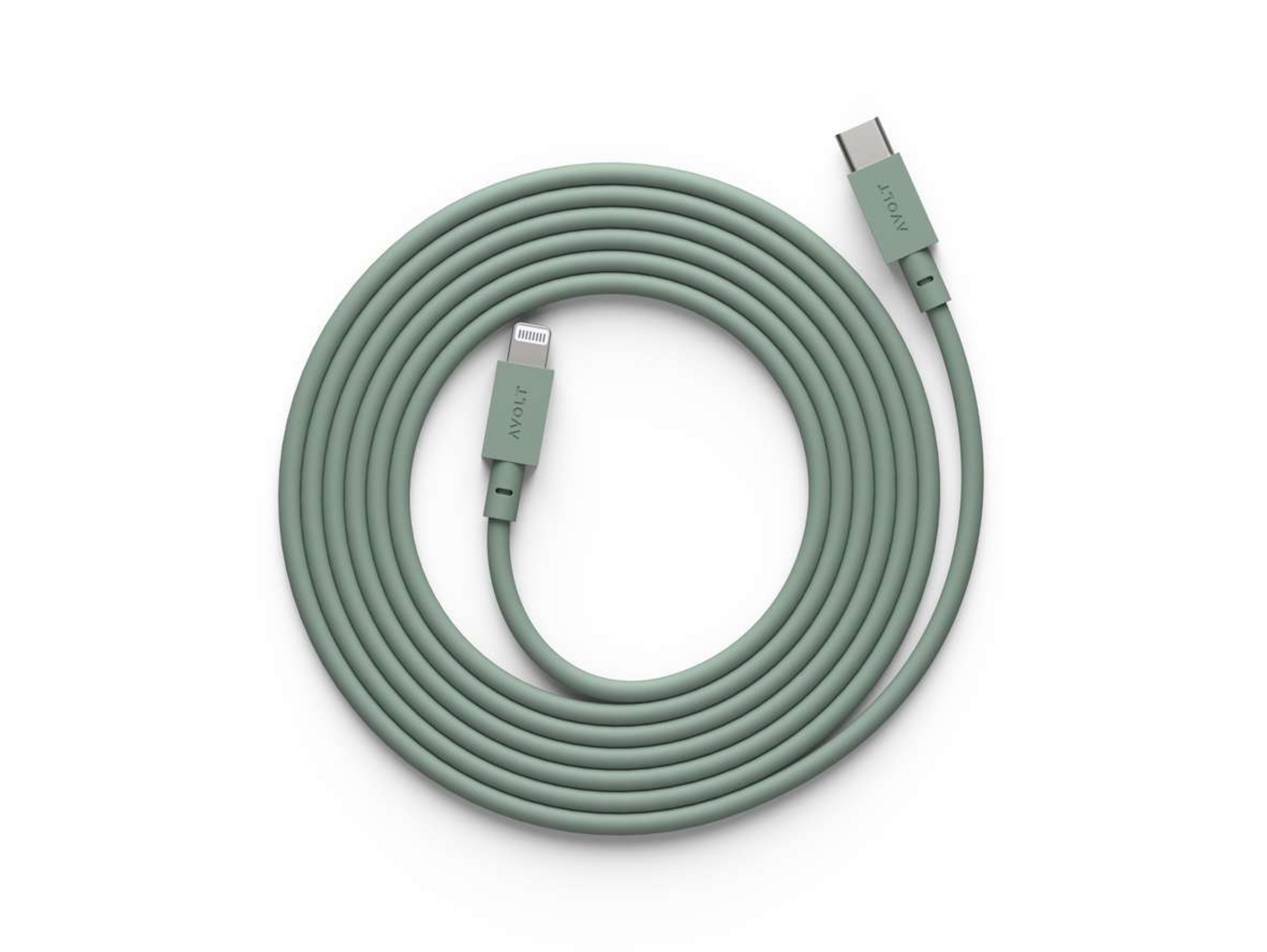 Kabel USB-C zu Lightning C94, grün, Länge 2 m - AVOLT