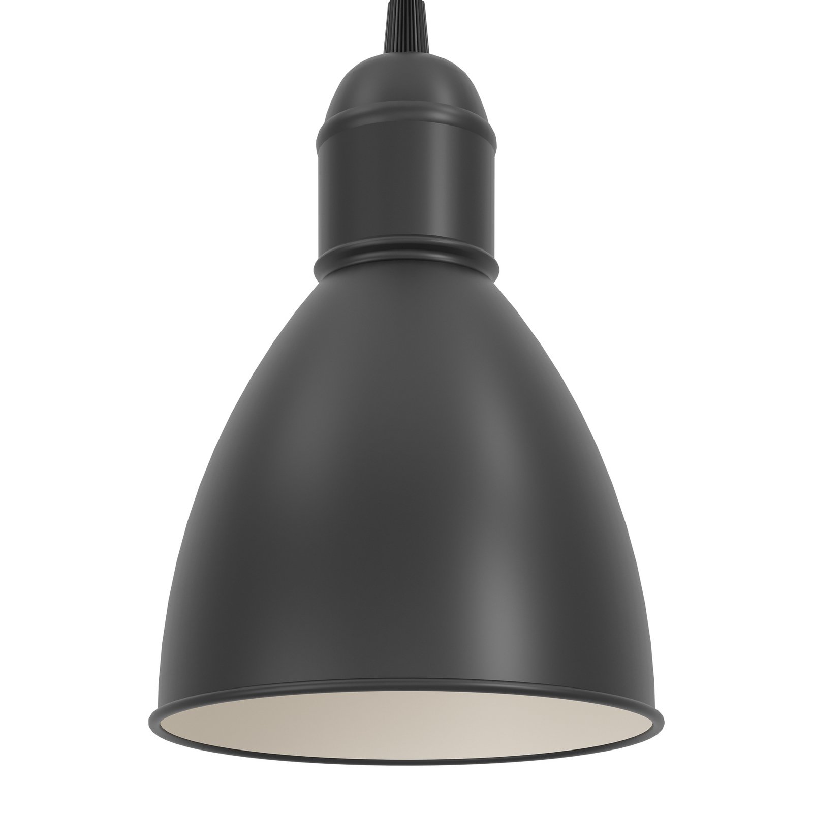 Vintage viseča luč Priddy 1 1-light, črna Vintage viseča luč Priddy 1 1-light, črna