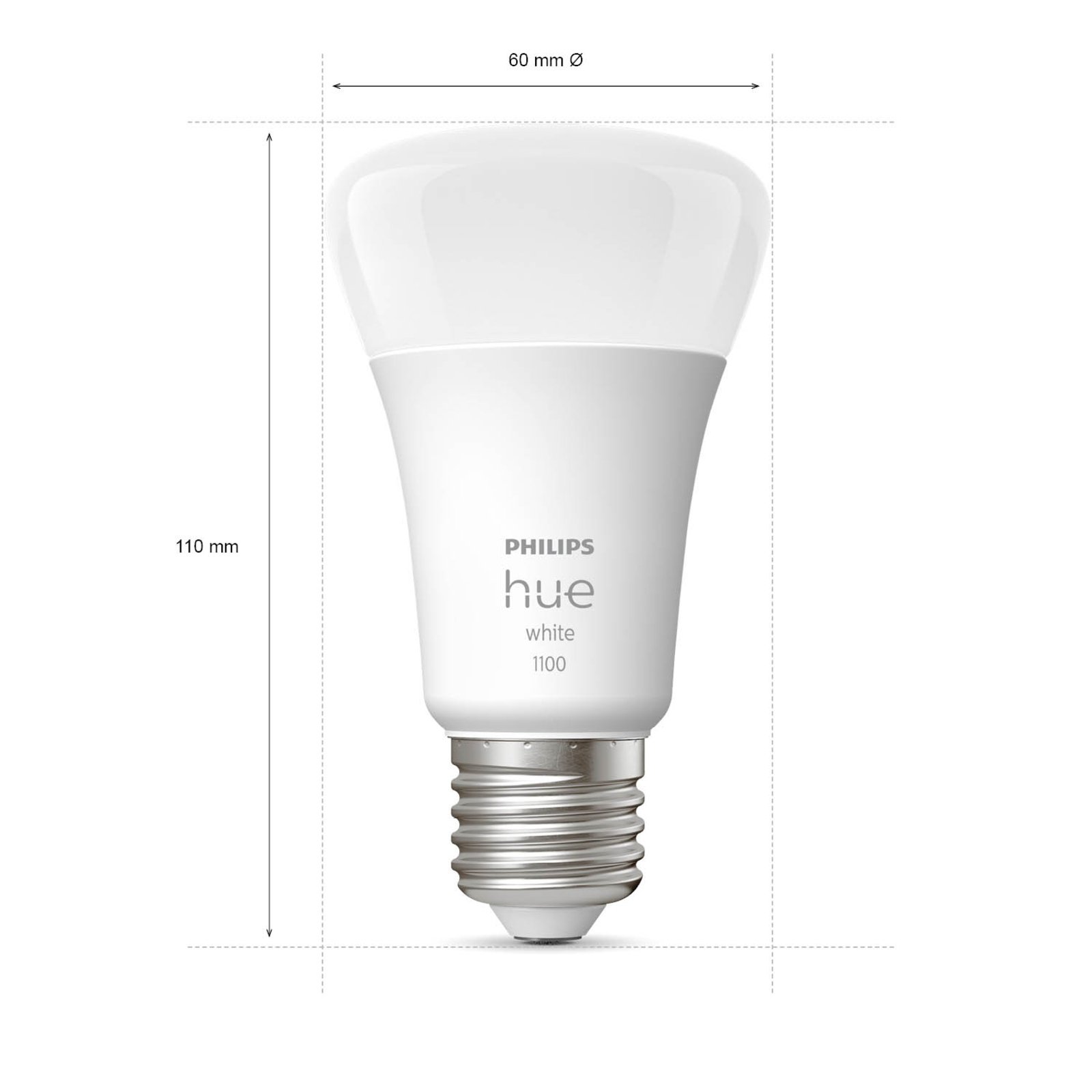 Philips Hue White 9,5W (1055lm) 2700K Bluetooth E27 Leuchtmittel - Philips Hue