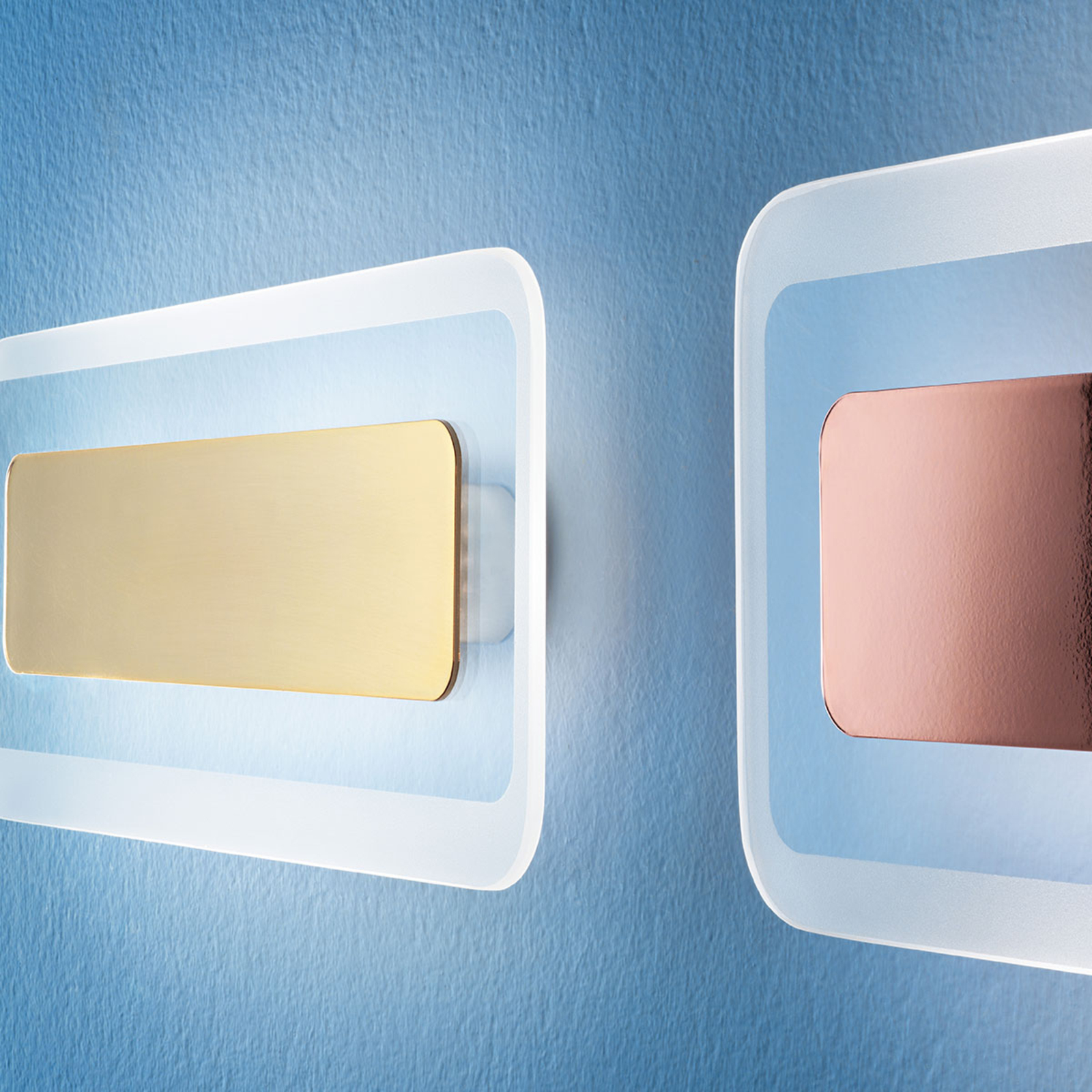 LED-Wandleuchte Antille in Gold