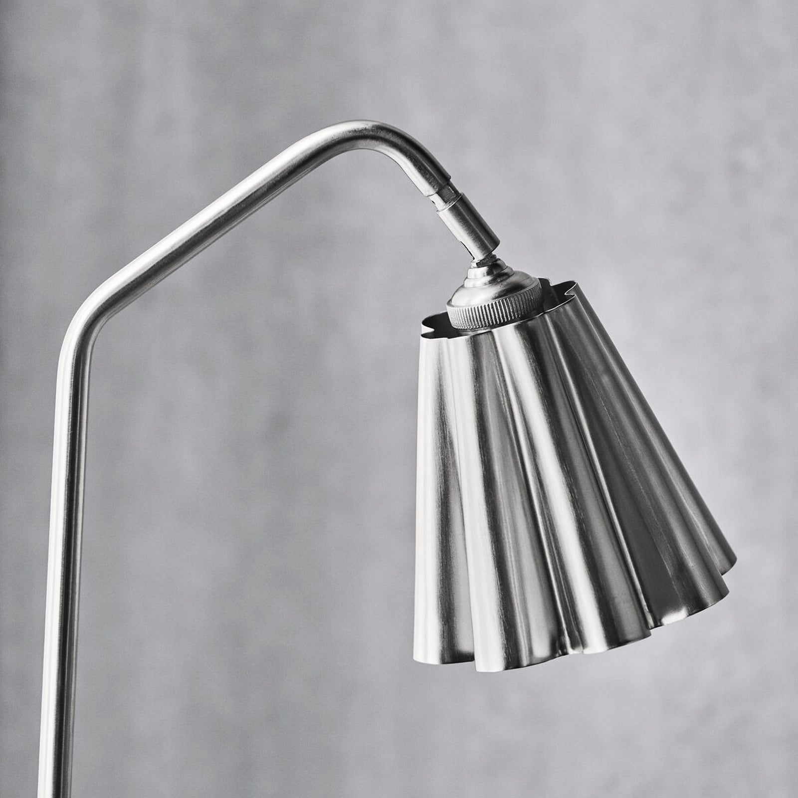 Abajur Flola, prateado, altura 16 cm, metal - House Doctor