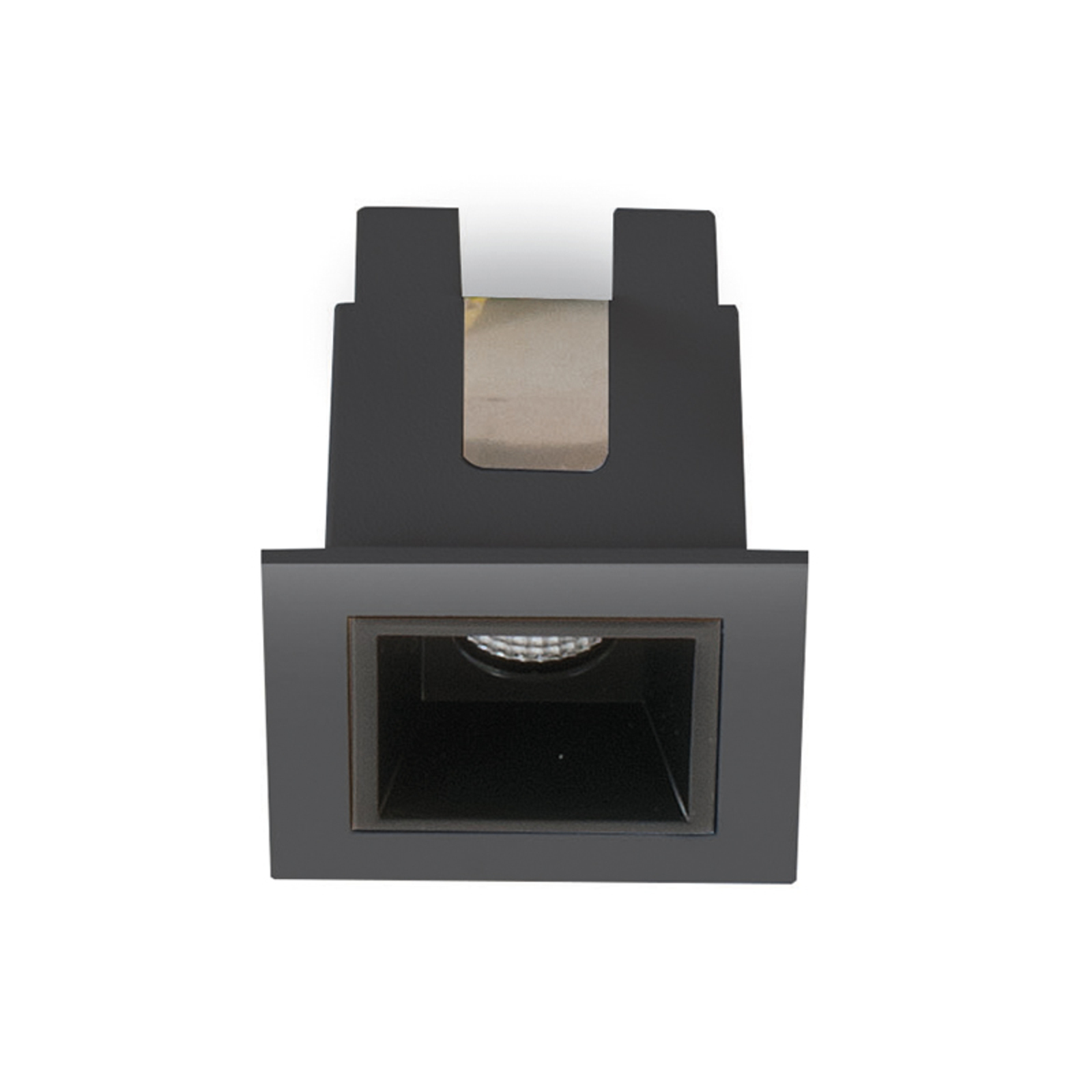 ATILED Sound 1 LED downlight 30° with frame, black, for Living / Dining Room, aluminium, plastic, 2 W, energy efficiency: A+, L: 4.4 cm, W: 4.4 cm