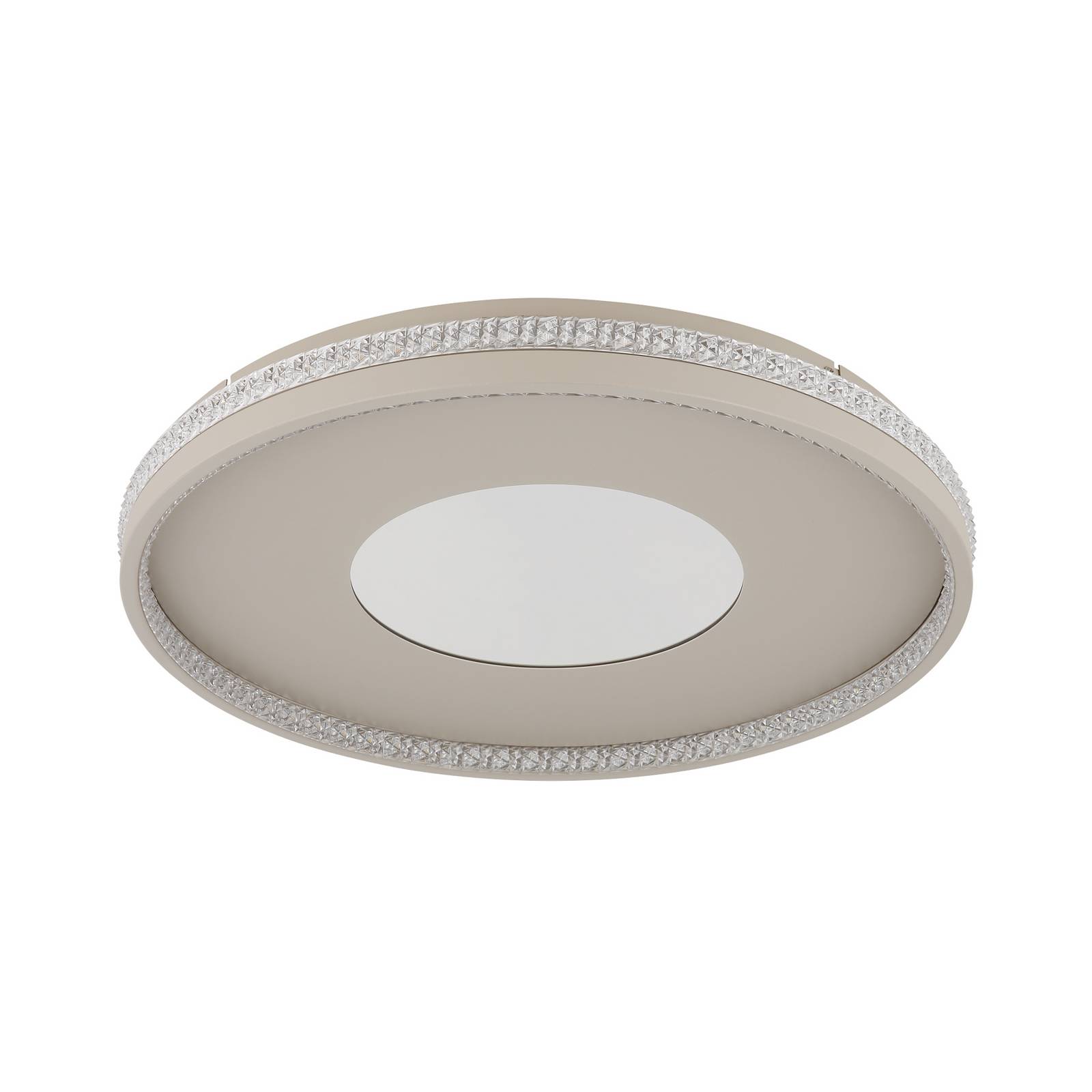 LED-Deckenleuchte Shirley, sandfarben, Ø 51 cm, CCT, dimmbar