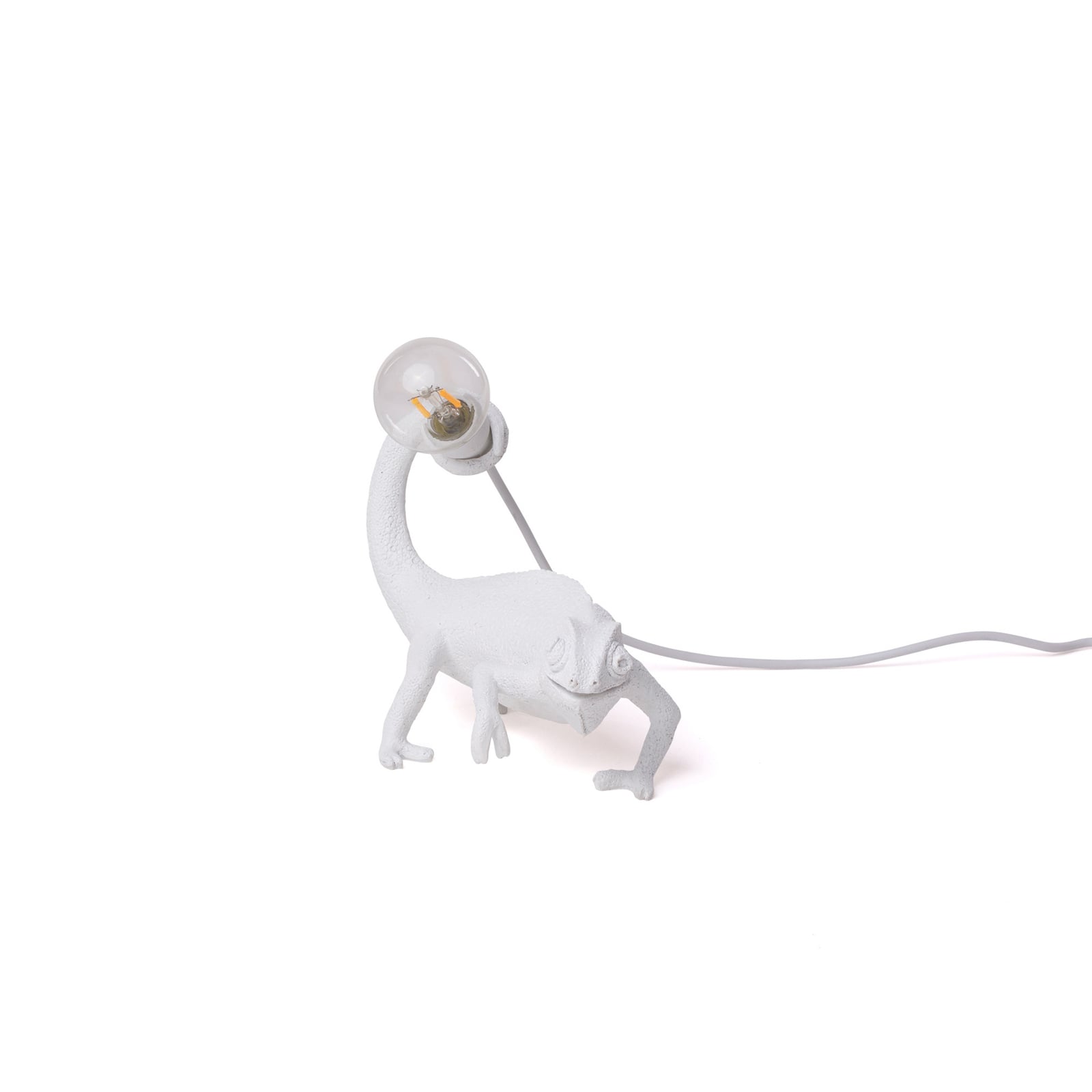 Chameleon Lamp Still LED decorative light, white, USB - SELETTI