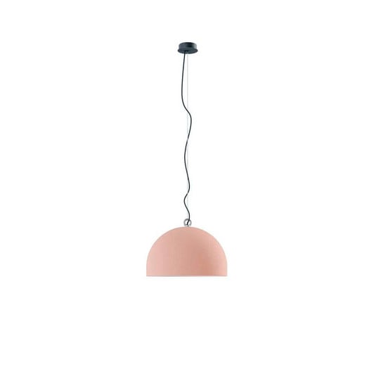 Urban Concrete Dome hanging light, Ø50cm, pink - Diesel Living