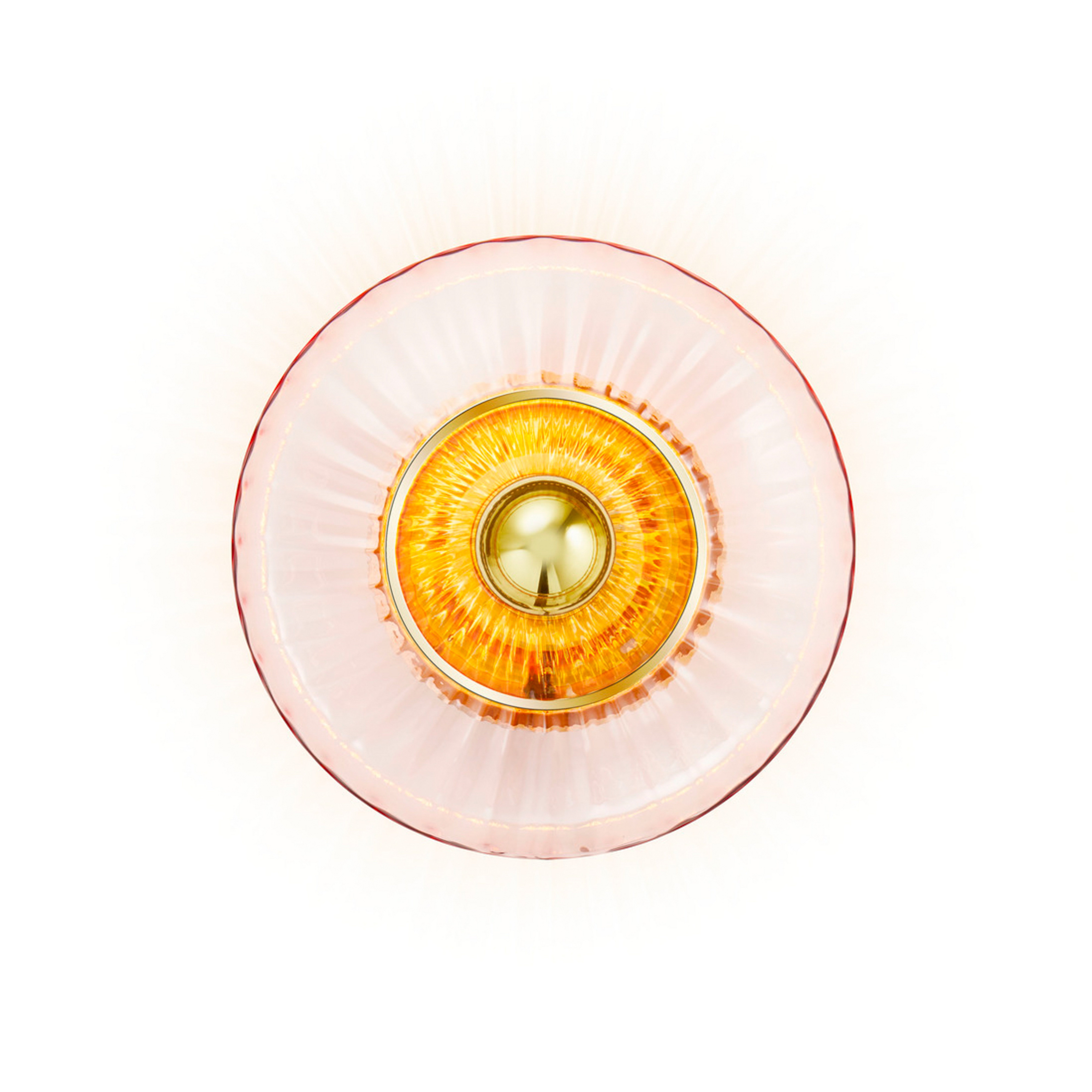 New Wave Optic Applique Da Parete Rosa/Oro - Design By Us