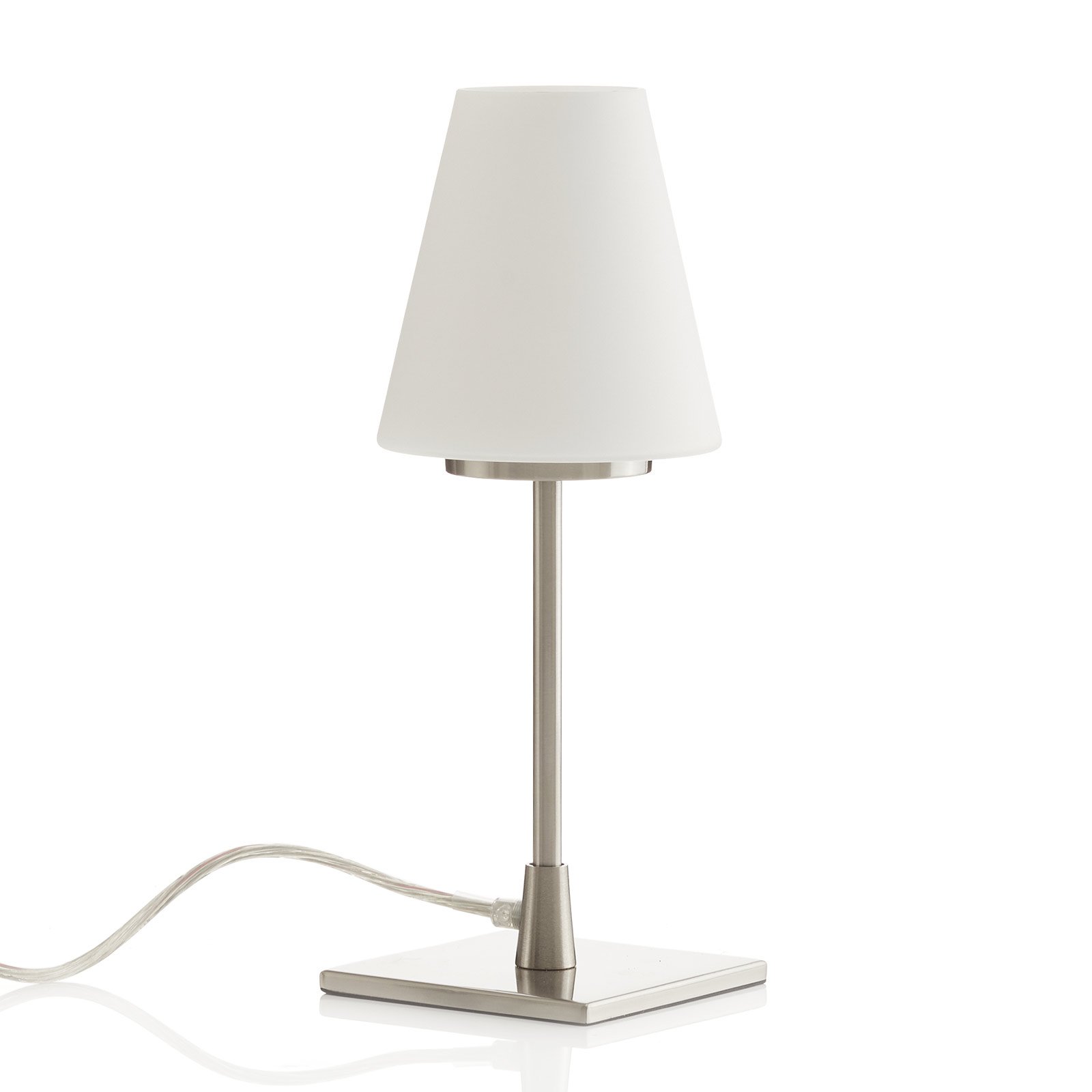 Lucy Big table lamp with a touch function, white