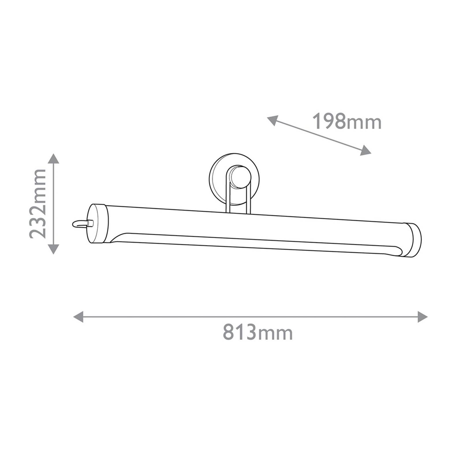 Wandleuchte WYNWOOD, bronze, Breite 81 cm, Metall, 2 x E27 günstig online kaufen