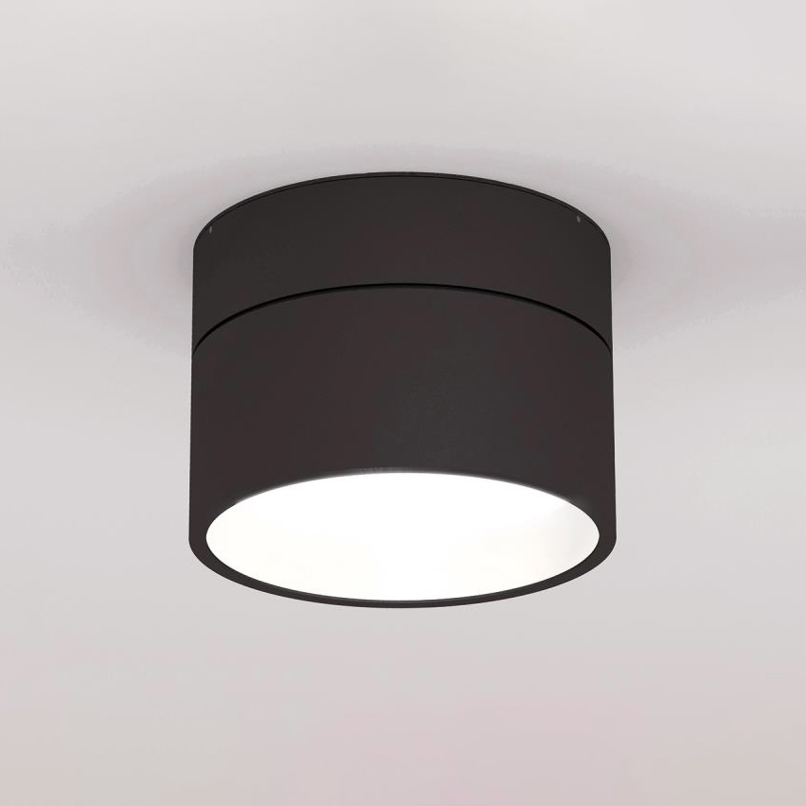 Turn on LED-Deckenlampe dim 2700K schwarz/weiß