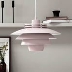 Dyberg Larsen hanglamp Ejka mini, roze, Ø 30 cm, metaal