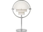 Multi-Lite Portable Bordslampa White/Chrome - GUBI