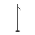 LED-Akku-Stehlampe Streak-B, Höhe 134 cm, schwarz, Metall
