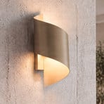 Væglampe SPINER, beige, højde 30 cm, metal, G9