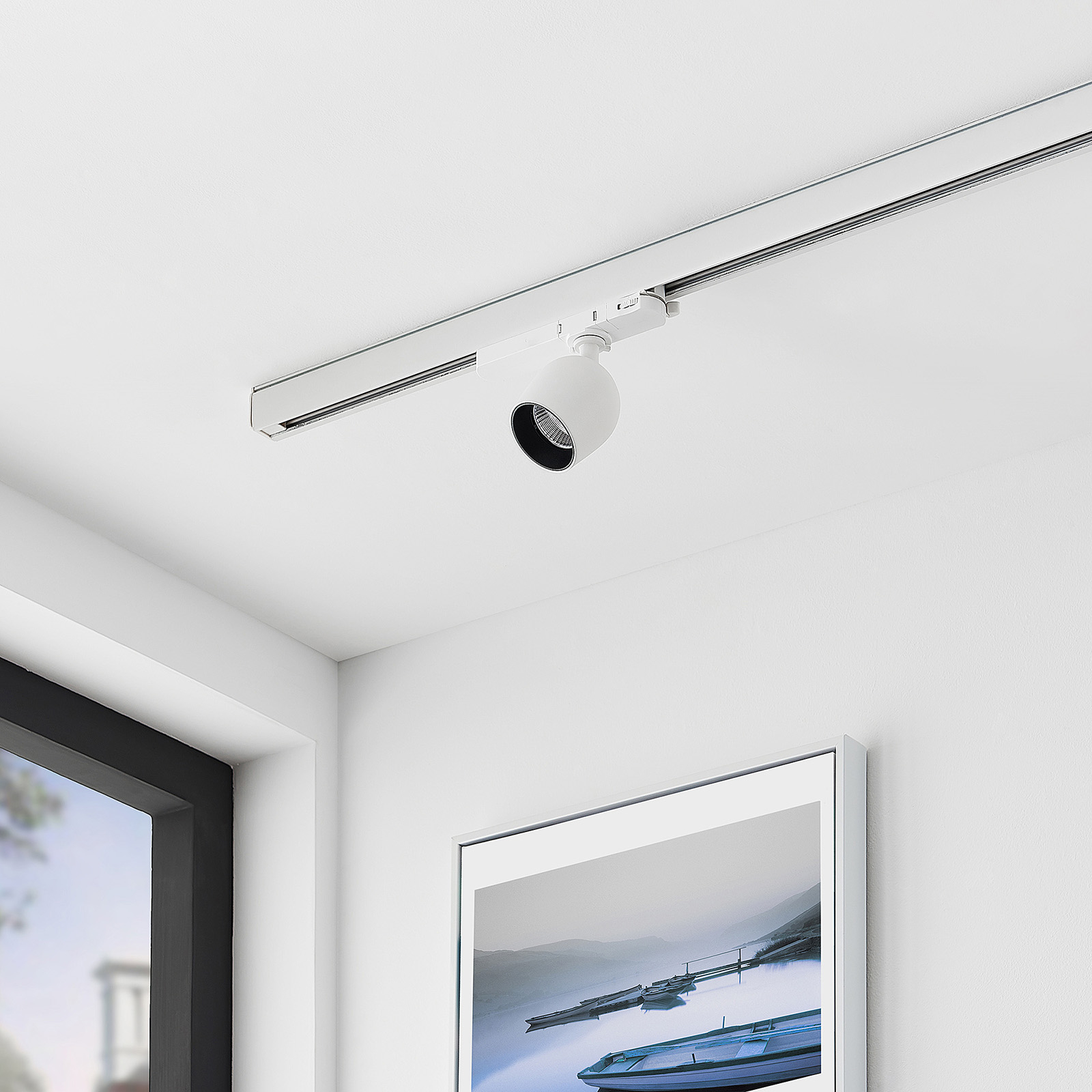 Arcchio Bartu LED-Schienenstrahler, weiß