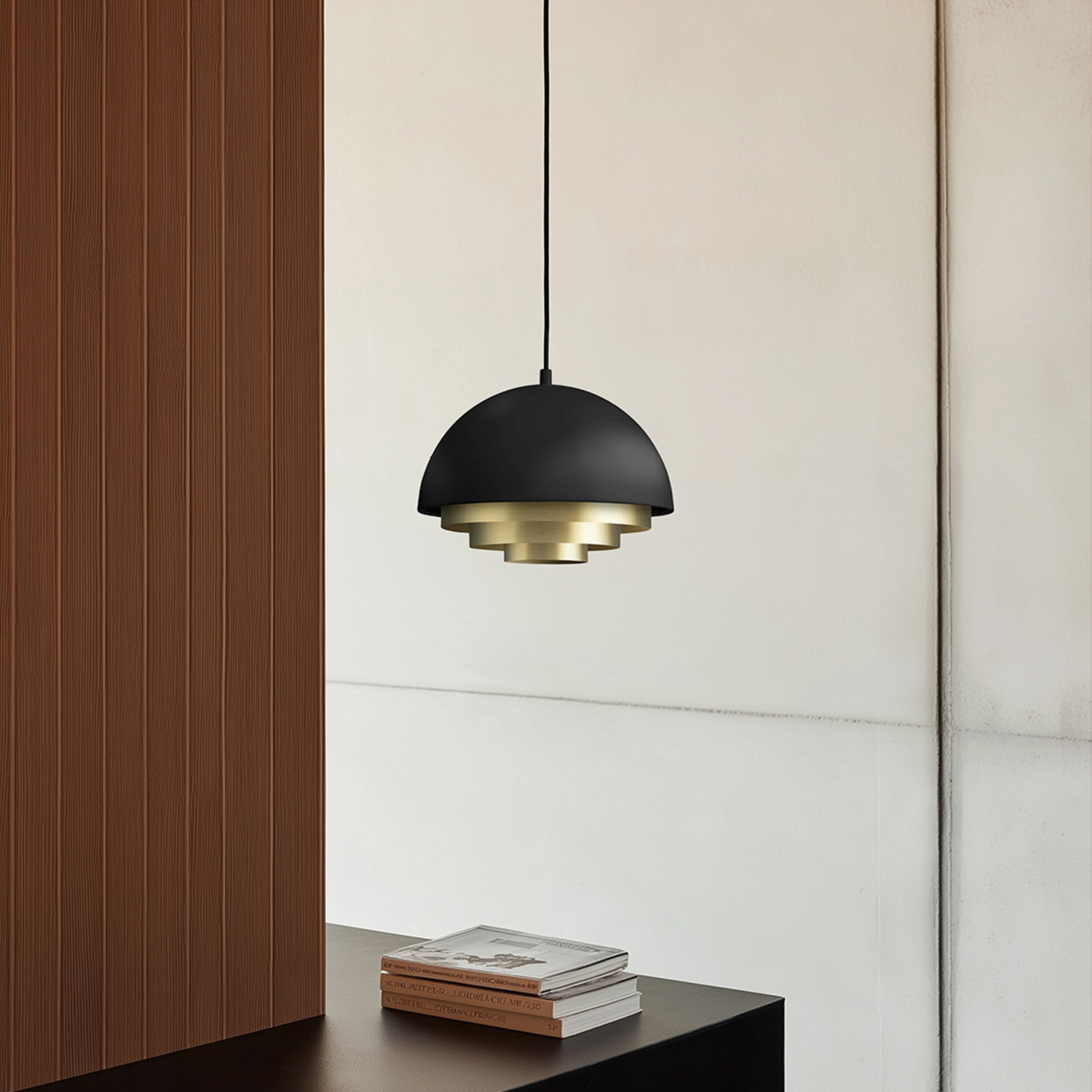 Milieu Colour Mini Suspension Black/Brass - Warm Nordic