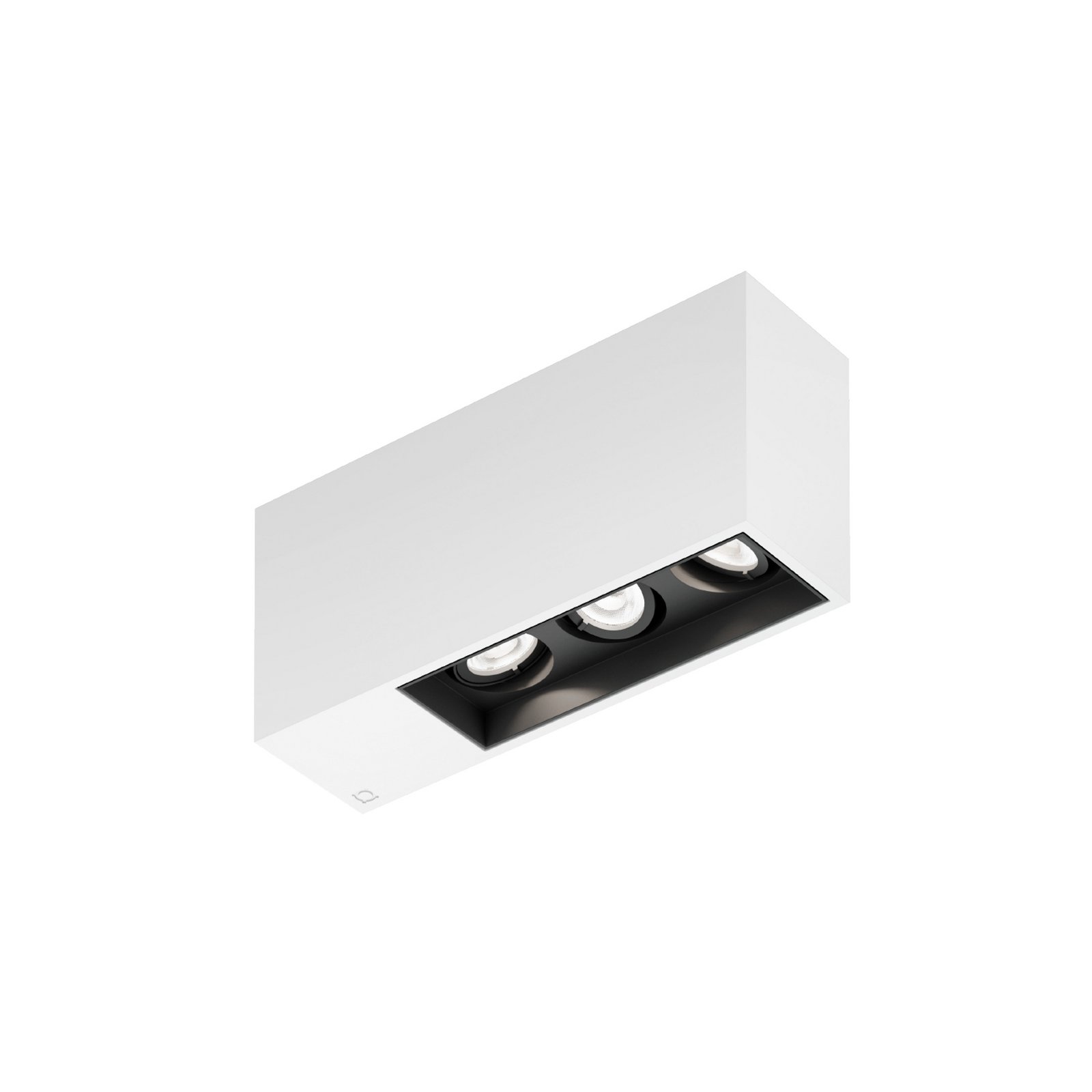WEVER & DUCRÉ Downlight Plano petit 3.0 blanc/noir 927 à intensité variable