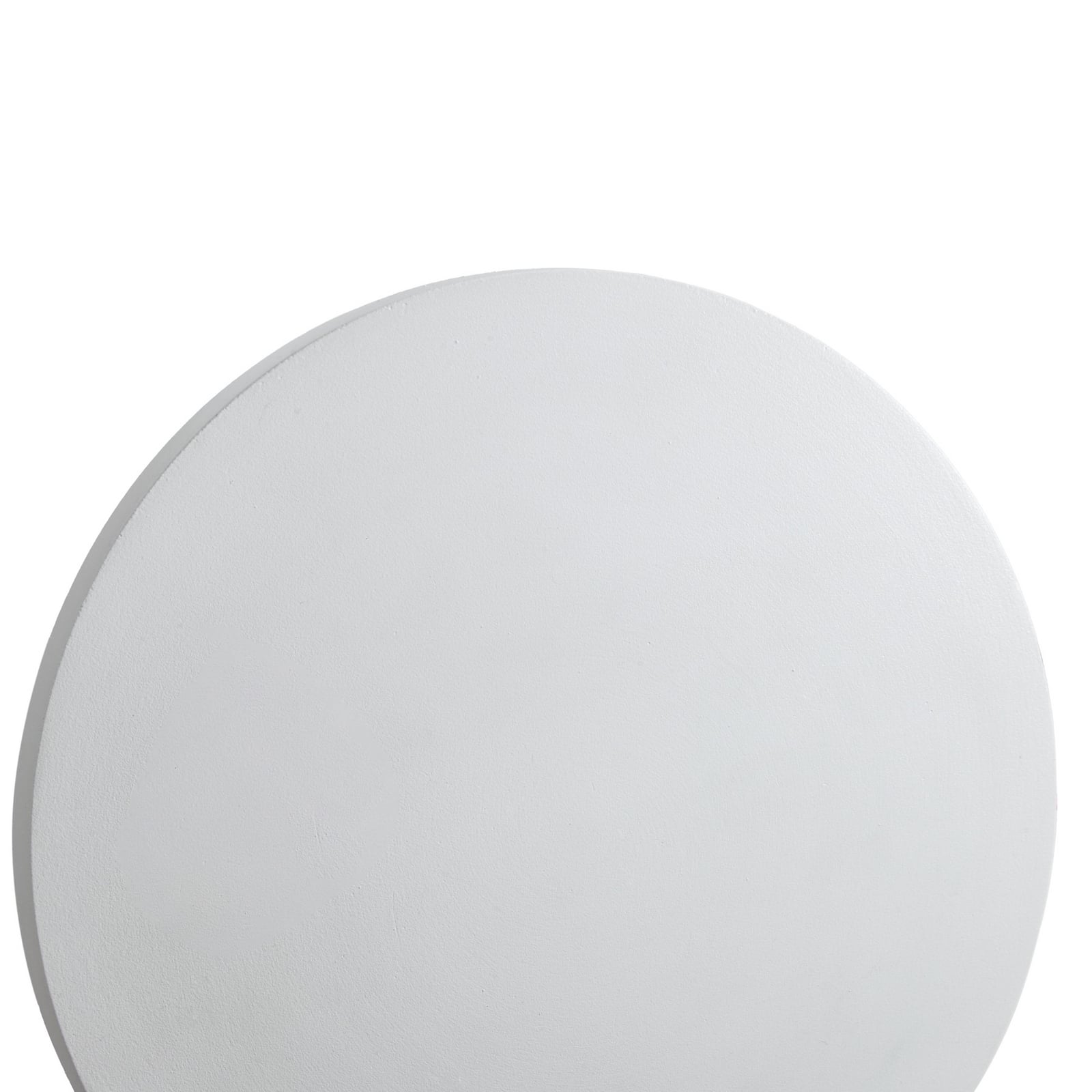 Candeeiro de parede exterior LED Lindby Selinel, branco, Ø 23 cm, número da casa