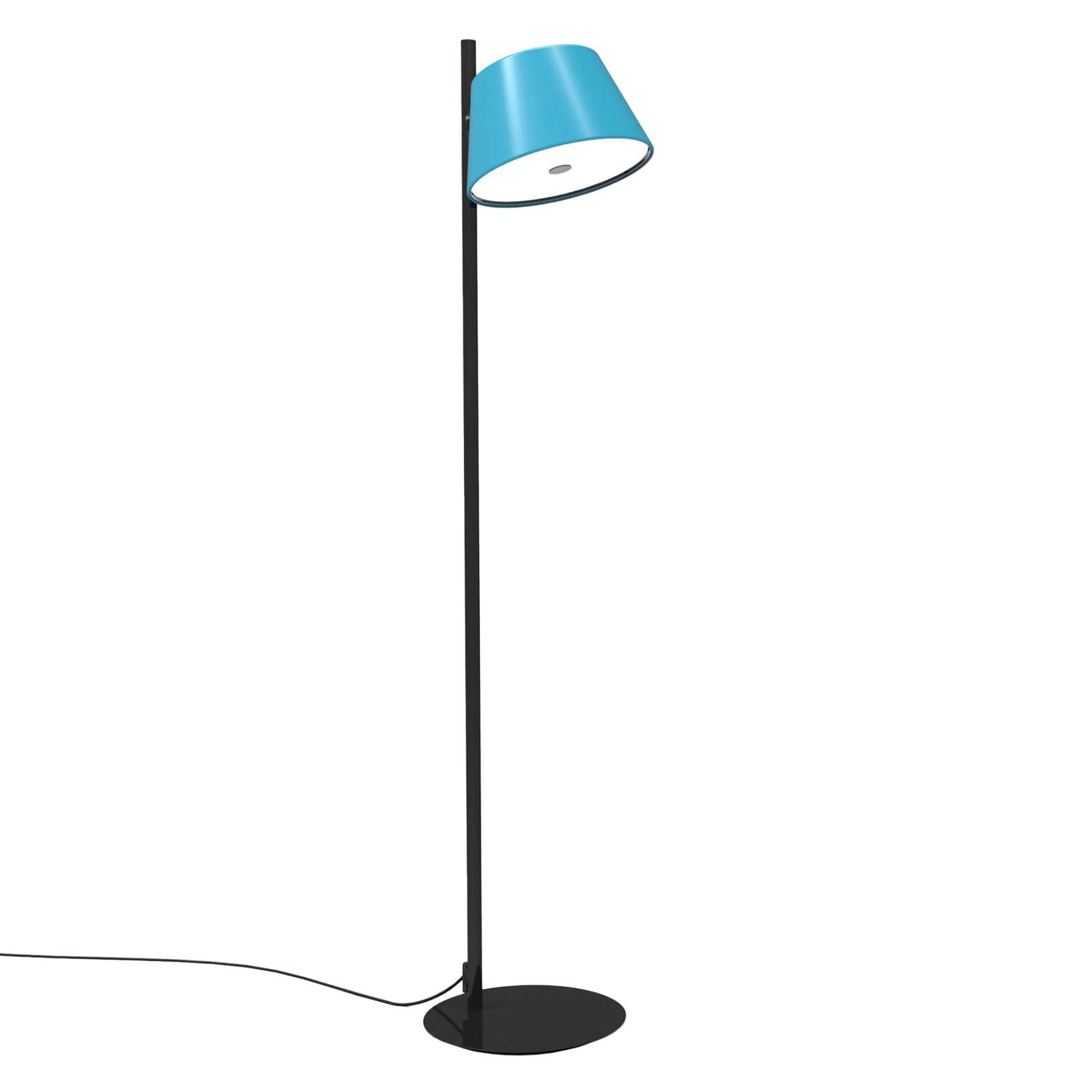 MARSET Tam Tam P golvlampa, 1 lampa, blå