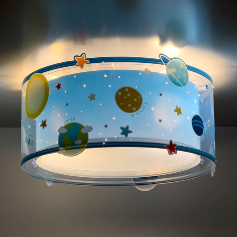 Dalber Planets Deckenleuchte mit Weltraummotiv