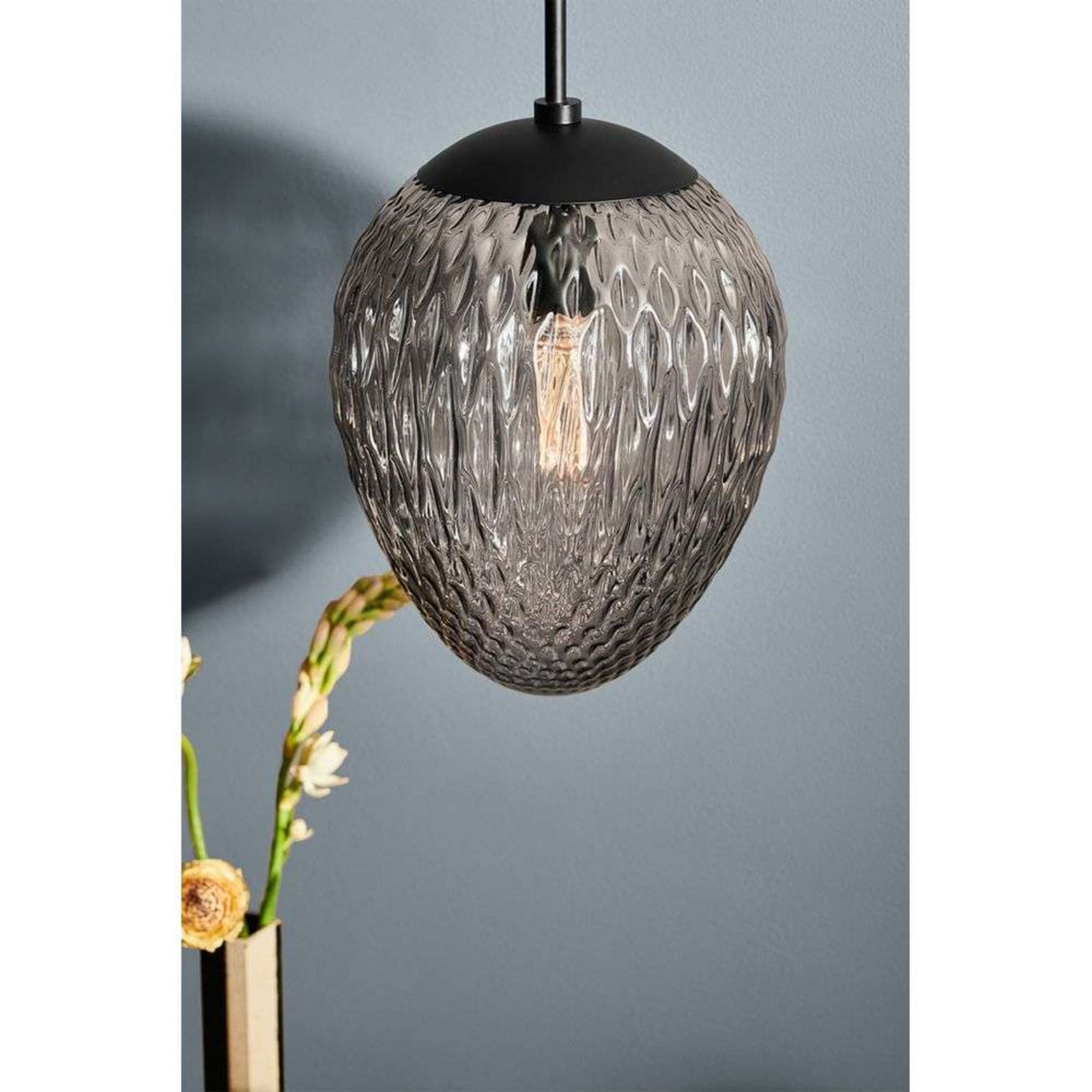 Woods Taklampa &Oslash;25 Smoke Halo Design - Vardagsrum - Glas