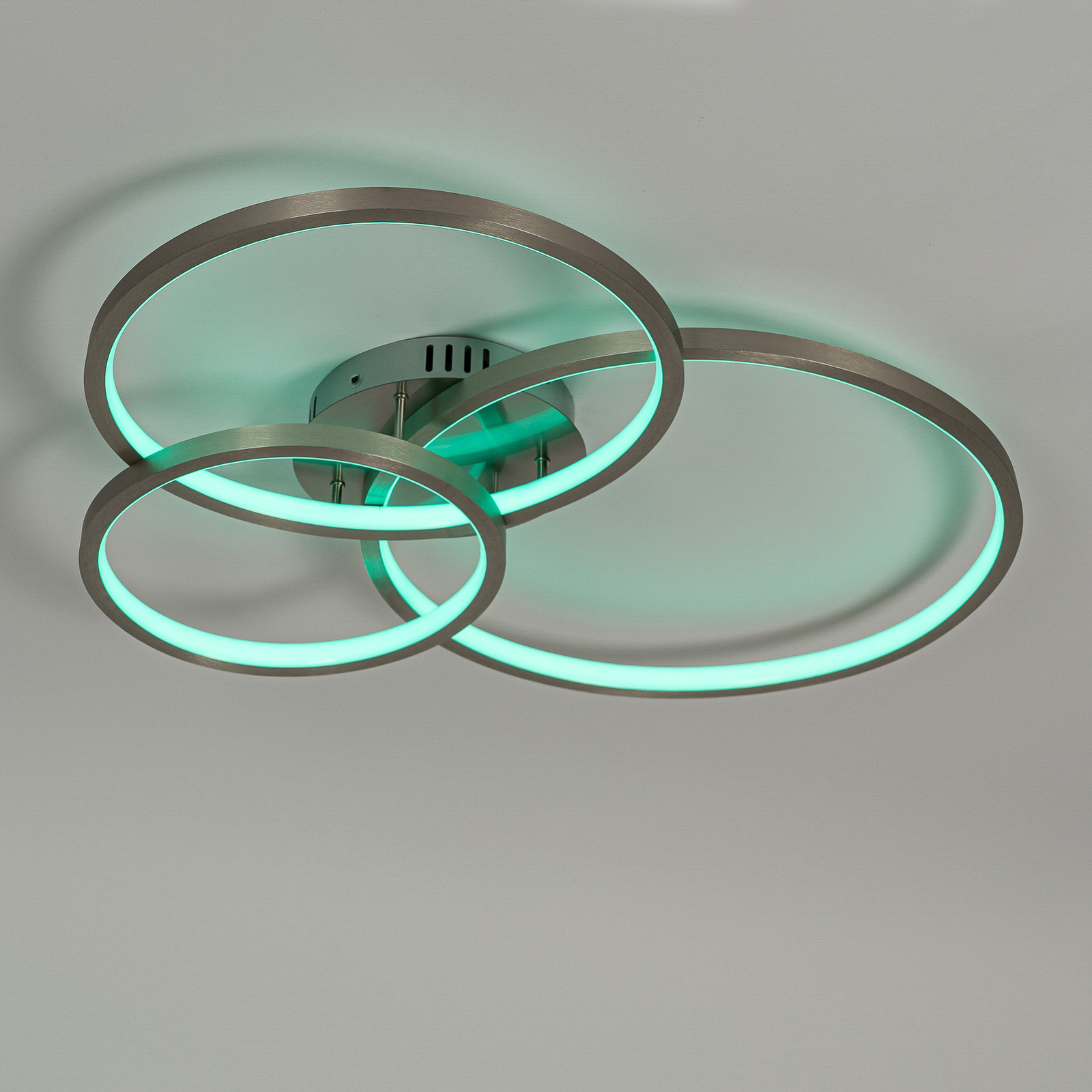 Lindby Geskela plafonnier LED RGBW WiZ App Smart