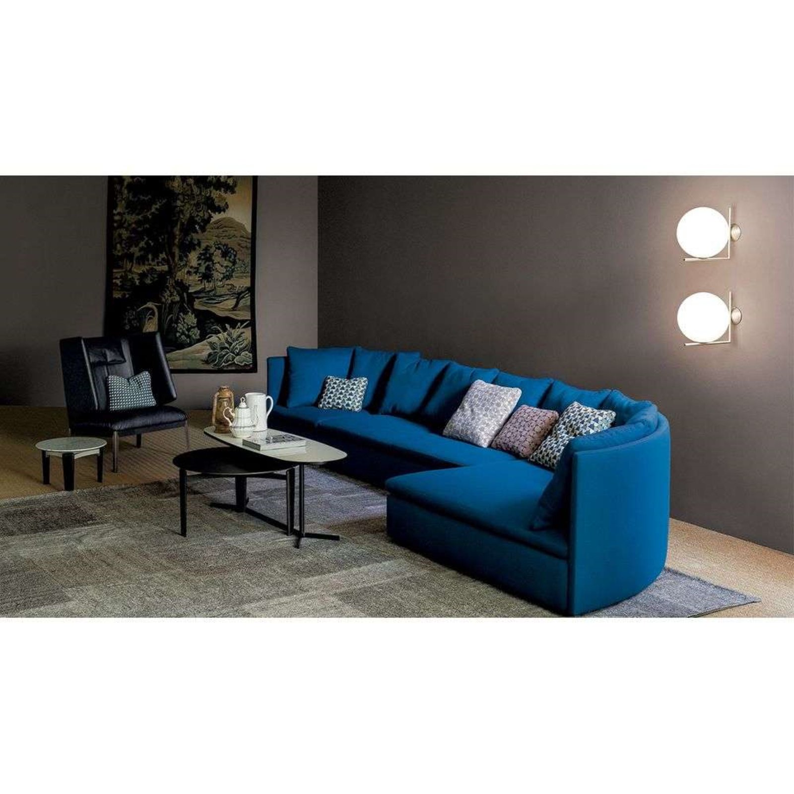 IC C/W2 Loftlampe/Vägglampa Burgundy - Flos