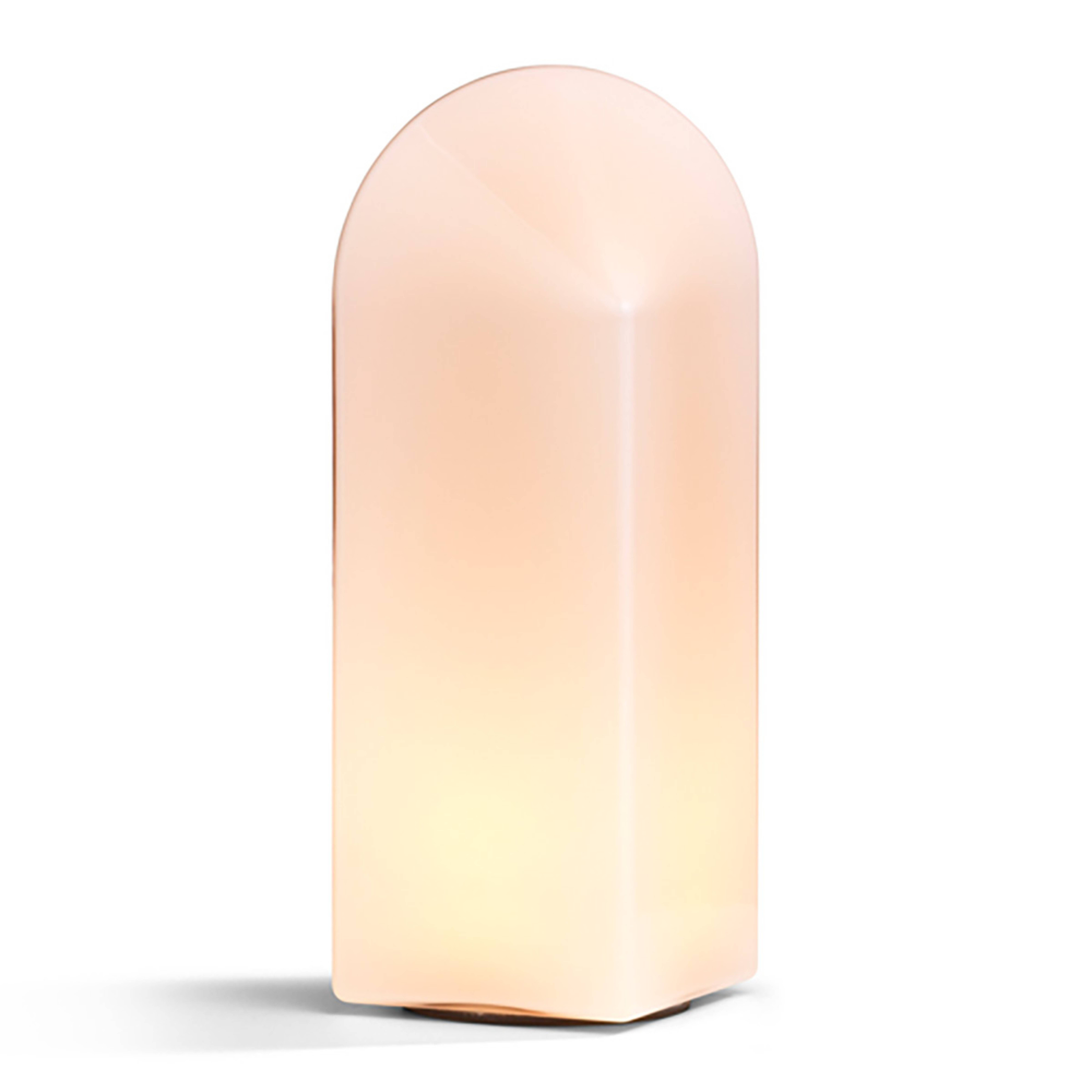 HAY Parade Lámpara de mesa LED rosa Blush Altura 32 cm