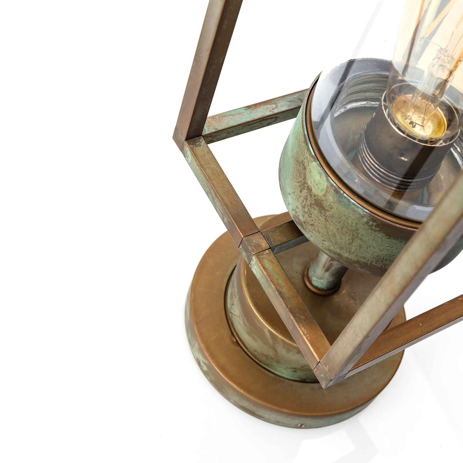 Pillar light Cubic³ 3369 brass antique