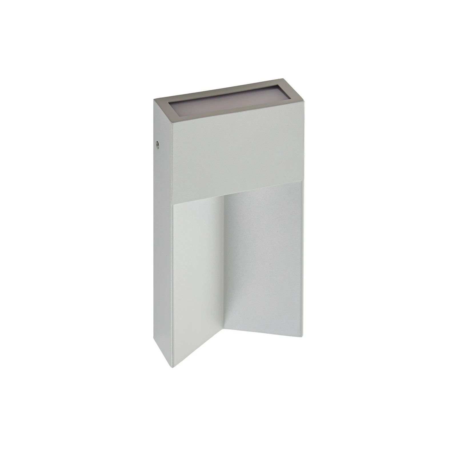 Applique da esterni LED Lucande Kaholo, grigio chiaro, CCT, IP44
