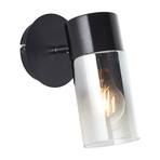 Alia wall spotlight, one-bulb, black/smoke